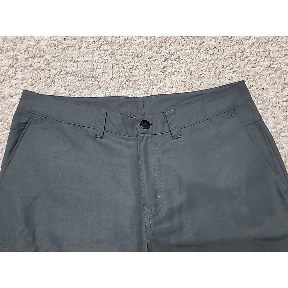 REI Men's Hiking Pants 32x31 Gray Nylon Outdoor Trail Travel Zip Pocket - Picture 2 of 10